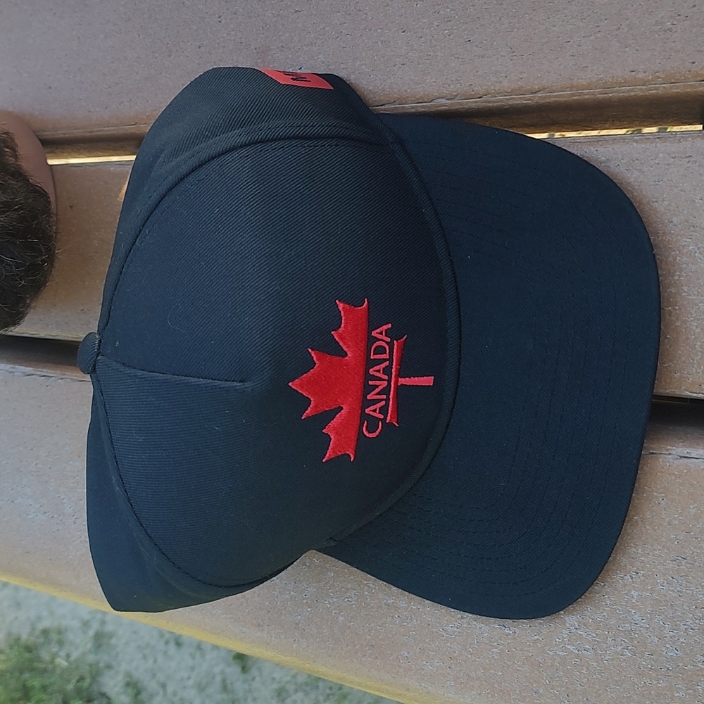 Canadian Maple Leaf Baseball Embroidered Logo Snapback Hat Cap New